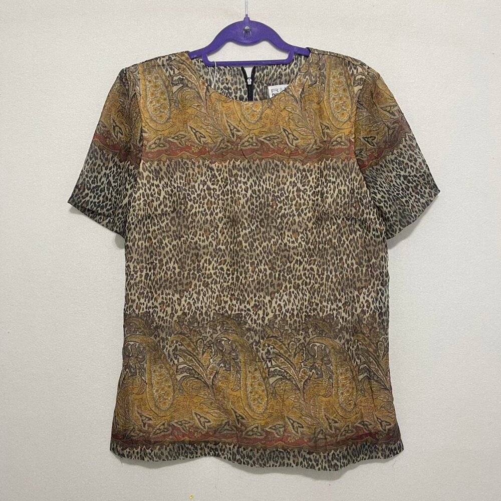 Karen Kwong R&amp;M Richards cheetah print